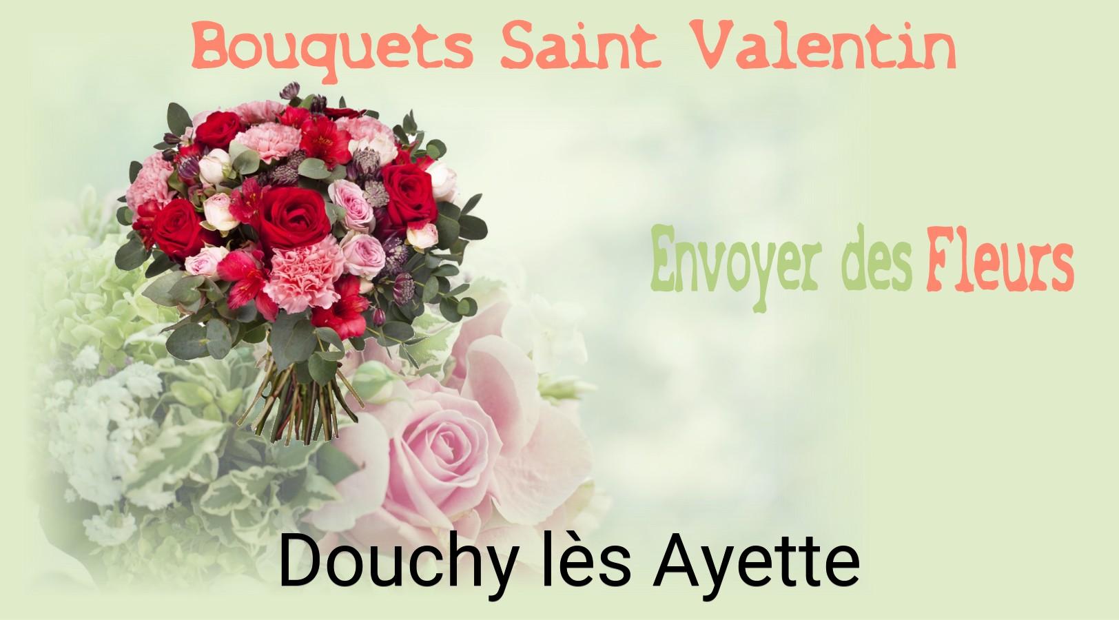 Roses de Saint-Valentin livrées à Douchy-lès-Ayette